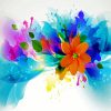 Splatter Flower diamond painting