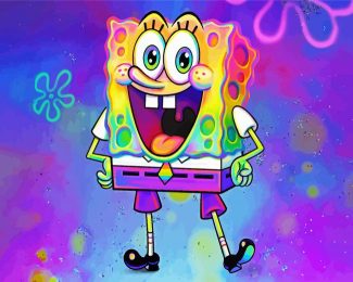 Spongebob diamond painting