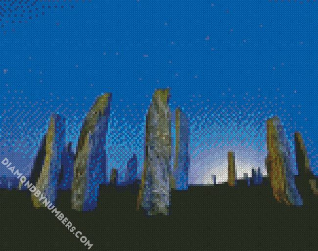 Standing Stones Callanish Monuments Diamond painting