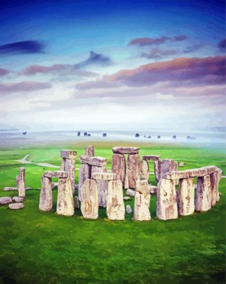 Stonehenge England Landmark Diamond painting