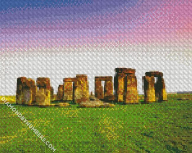 Stonehenge Monument diamond painting