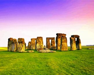 Stonehenge Monument diamond painting