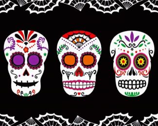 Sugar Skulls diamond painting