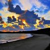 Sunset In Alderney Beach diamond painting