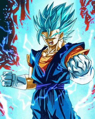 Super Saiyan Blue Vegito diamond painting