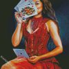 Tarot Woman diamond painting