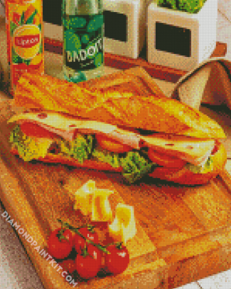 Tatsy Sandwich diamond painting