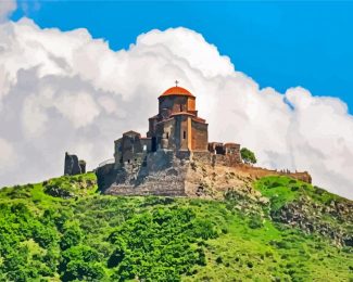 Tbilisi Jvari Monastery diamond painting