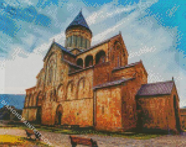 Tbilisi Svetitskhoveli Cathedral diamond painting