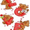 Teddy Bear Love diamond painting