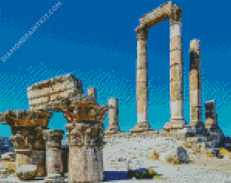 Temple Of Hercules Amman diamond painting