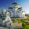 Temple Of Saint Sava Serbia diamond painting