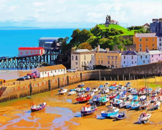 Tenby Wales diamond painting