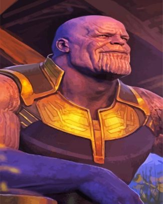 Thanos Marvel diamond painting