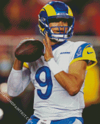 The American Football Quarterback Matthew Stafford diamond painting