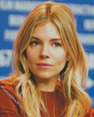 The Beautiful Actress Sienna Miller diamond painting