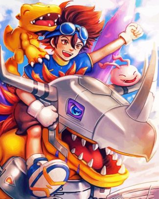 The Japanese Anime Digimon diamond painting