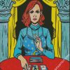 The Tarot Reader Illustration diamond painting