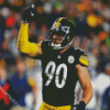 Tj Watt Pittsburgh Steelers diamond painting