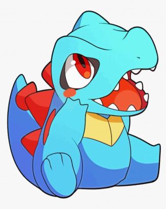 Totodile Anime diamond painting