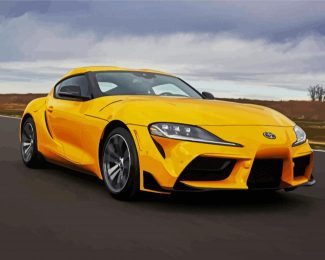 Toyota Supra Car diamond painting