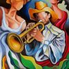 Trumpet Musician diamond painting