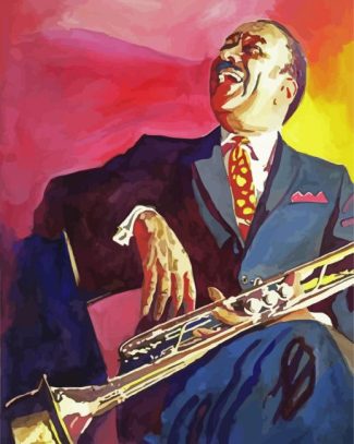 Trumpet Player diamond painting