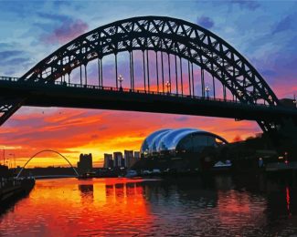 Tyne Bridge diamond painting