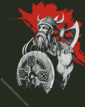 Viking Art Illustration diamond painting