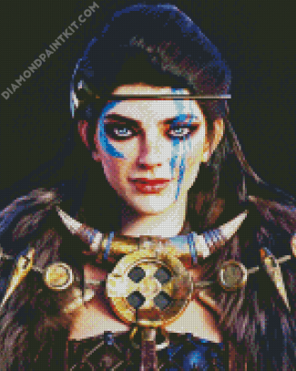 Viking Girl diamond painting