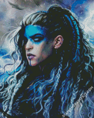 Viking Lady diamond painting