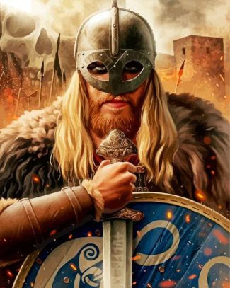 Viking Man diamond painting