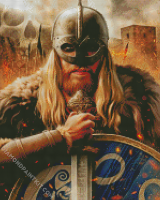 Viking Man diamond painting