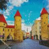 Viru Gate Tallinn Europe diamond painting