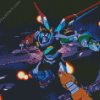 Voltron Space Robot diamond painting