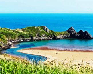 Wales Beach Anglesey diamond painting