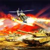 War Scene diamond painting