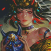 Warrior Girl diamond painting