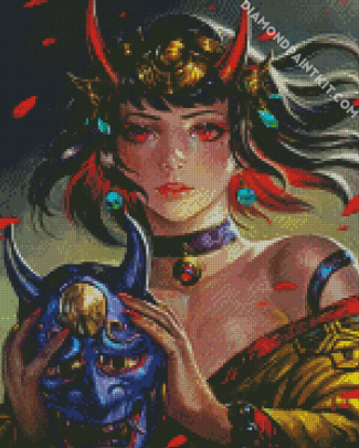 Warrior Girl diamond painting