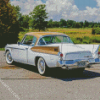 White Studebaker Car diamond painting