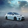 White Subaru WRX diamond painting