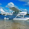 White Seaplane Landing Area diamond painting