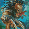 Yautja Predator diamond painting