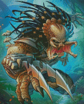 Yautja Predator diamond painting