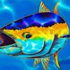 Yellow Fin Tuna diamond painting