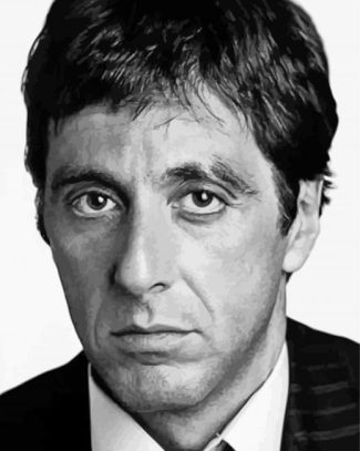 Young Al Pacino Scarface diamond painting