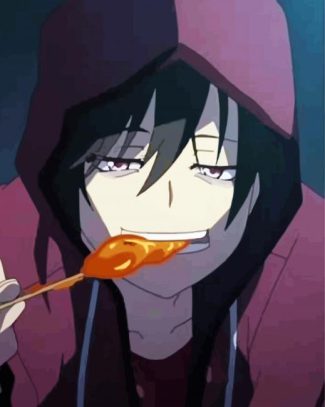 Yuu Otosaka Eating diamond painting