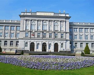 Zagreb Mimara Museum Building diamond painting