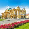 Zagreb National Theatre Croatia diamond painting