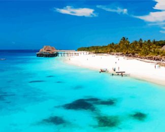 Zanzibar Beach diamond painting